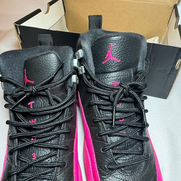 Size 5 - Air Jordan 12 Retro GS Deadly Pink Men's Shoes Ships Now - Picture 13 of 13